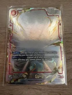 Dragon Ball Super Card Game Son Goku FB04-129 Foil English Standard Card - Image 1