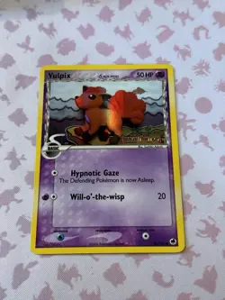 Pokemon Card - Vulpix Dragon Frontiers 70/101 Common Reverse Holo Stamped - Image 1
