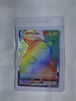 Pokemon Pikachu VMAX 188/185 Secret Rare Full Art Holo Vivid Voltage Card - Image 1