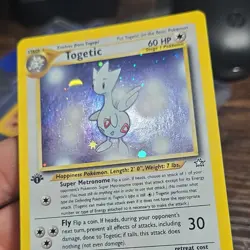 Pokemon TCG Togetic Neo Genesis 16 Holo 1st Edition Holo Rare Card - Image 3