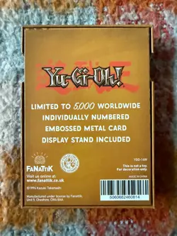 Yu-Gi-Oh! The Winged Dragon of Ra Metal Card Limited Edition (Fannattik) - Image 2