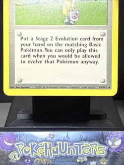 Pokemon Card Breeder 76/102 Base Set Trainer Rare Near Mint - Image 3