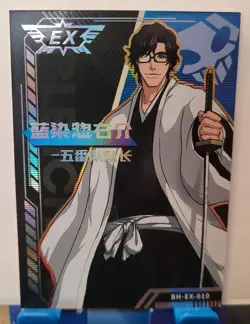 Sosuke Aizen Bleach TYBW Card - Holo Foil EX Card Anime CCG - Image 1