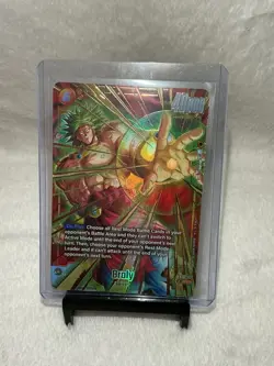 Bandai Dragon Ball Super Card Game Broly FB08-122 Paragus FB08-084 SR Holo - Image 1