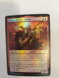 Squee, Goblin Nabob Commander Masters Foil - Image 1