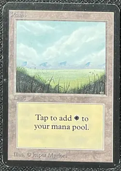 MTG Alpha Plains - Basic Land - HP - Image 1