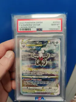 ⚔Pokemon Crown Zenith Darkrai GG50 PSA10 GEM MINT⚔SEND ONLY EUROPE COUNTRIES🌍 - Image 1