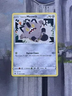 Galarian Meowth | 084/159 | SWSH: Crown Zenith | Pokemon - Image 1