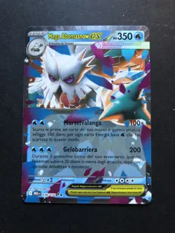 GCC Pokemon Mega Abomasnow ex 036/132 Rara ex set Megaevoluzione Ita. Near Mint - Image 1