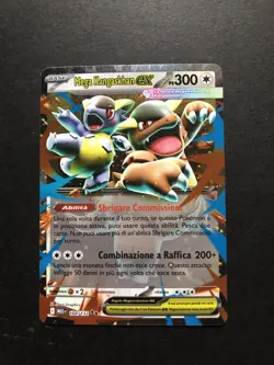 GCC Pokemon Mega Kangaskhan ex 104/132 Rara ex set Megaevoluzione Ita. Near Mint - Image 1