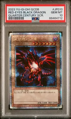 PSA 10 - Red-Eyes Black Dragon Quarter Century Rare QCDB-JP010 - Yu-Gi-Oh! - Image 1