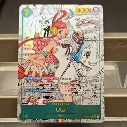 ONE PIECE ENG EB03-HEROINES EDITION MANGA ALT ART #061 UTA PRE-RELEASE NM - Image 1