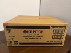 ONE PIECE OP - 13 SEALED CASE 12 BOX CARRYING ON HIS WILL ENG BOOSTER PACK - Image 2
