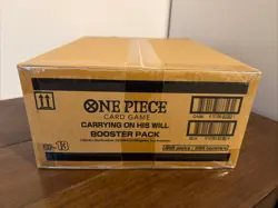 ONE PIECE OP - 13 SEALED CASE 12 BOX CARRYING ON HIS WILL ENG BOOSTER PACK - Image 3