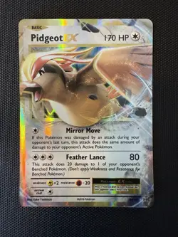 Pidgeot EX - 64/108 - Pokemon Evolutions XY Ultra Rare Card NM - Image 1