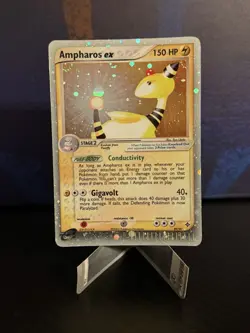 Pokemon TCG Ampharos EX Ultra Rare Holo Card 89/97 - Image 1