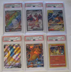 LOT OF 6 POKEMON CARDS ALL CHARIZARDS - ALL PSA 10 GEM MINTS -NICE LOT !!!!!!!!! - Image 1