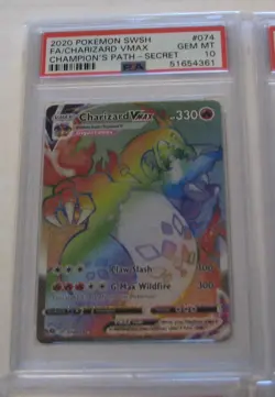 LOT OF 6 POKEMON CARDS ALL CHARIZARDS - ALL PSA 10 GEM MINTS -NICE LOT !!!!!!!!! - Image 2