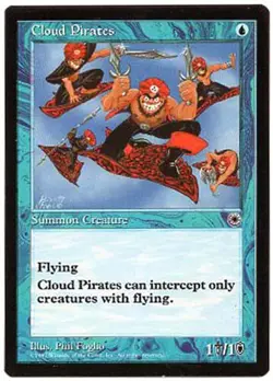 CLOUD PIRATES X1 MAGIC MTG PORTAL NO ADDITIONAL TEXT EXCELLENT (EX) 1997 - Image 1