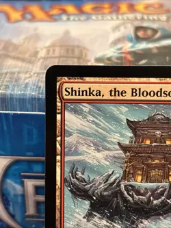 MTG Shinka, the Bloodsoaked Keep (282/317) Champions of Kamigawa NM UP - Image 2