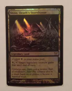MTG Foil Shizo Death's Storehouse Mystery Booster The List NM M Never Played - Image 1
