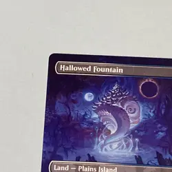Hallowed Fountain 347 (Borderless) Lorwyn Eclipsed FOIL MTG TCG CARD NM - Image 3