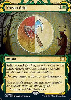 Krosan Grip (Etched Foil) [Strixhaven Mystical Archive] Magic MTG - Image 1