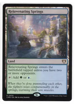 MTG Rejuvenating Springs - Commander Masters (CMM) Regular Magic Near Mint - Image 1