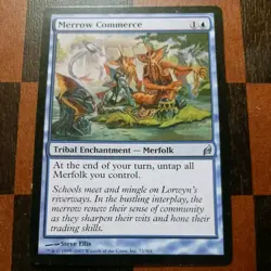 Mtg Merrow Commerce VLP/NM Lorwyn Merfolk Tribal Enchantment Magic Card - Image 1