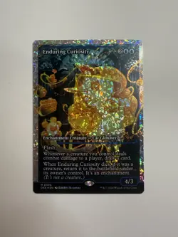 Enduring Curiosity (Fracture Foil) - MTG NM Foil - Image 1