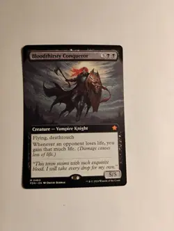 Bloodthirsty Conqueror (Extended Art) Foundations Regular - Image 1