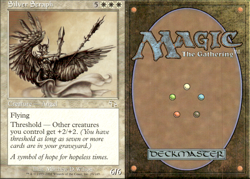 Magic the Gathering -MTG-Silver Seraph LP - Image 1