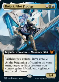 Kotori, Pilot Prodigy (Extended) [Kamigawa: Neon Dynasty Commander] Magic MTG - Image 1