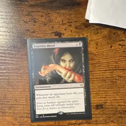 Wizards of the Coast Exquisite Blood Jumpstart Rare Black Enchantment #231 - Image 1