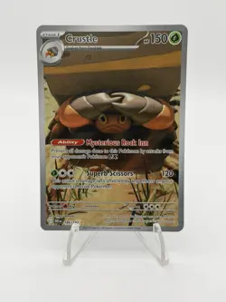 Pokemon Crustle Sv10 Destined Rivals Illustration Rare Holo 186/182 ENG 1 - Image 1