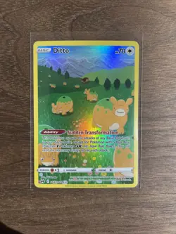 Ditto GG22/GG70 Pokemon TCG Ultra Rare Crown Zenith: Galarian Gallery Near Mint - Image 1