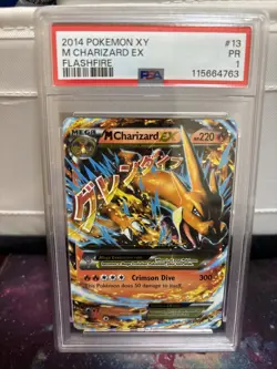 Pokemon XY Flashfire M Charizard EX 13/106 PSA 1 Secret Rare - Image 1