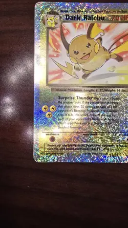 Pokemon TCG Legendary Collection Dark Raichu Reverse Holo NM+ - Image 5