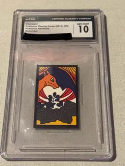 2013 POKEMON HANAFUDA KANTO DECEMBER CHARIZARD CGC 10 GEM MINT - Image 1