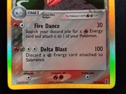 (EX) Salamence 14/113 2005 EX Delta Species Reverse Holo Pokemon Card - Image 4