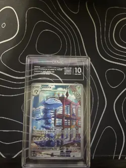 Steelix Illustration Rare #208/182 – TAG Graded GEM MINT 10 Pokemon Paradox Rift - Image 1