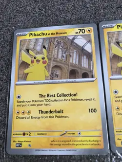 Pokemon Pikachu at the Museum Jumbo Promo Card – Natural History – Sealed X 10 - Image 2