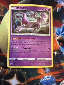 Mewtwo SM214 Pokemon TCG Sun & Moon: Black Star Promo - Image 2