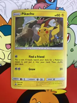 Pokemon TCG Sun & Moon Pikachu SM234 Black Star Promo Cosmos Holo NM! - Image 1