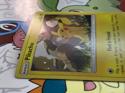 Pokemon TCG Sun & Moon Pikachu SM234 Black Star Promo Cosmos Holo NM! - Image 3