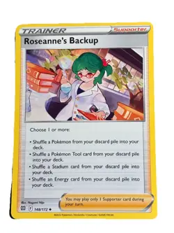 New: 2022 Pokemon TCG Roseanne's Backup 148 Brilliant Stars Regular Uncommon - Image 1