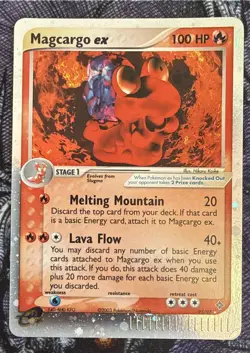MAGCARGO EX #95 2003 EX DRAGON HOLO POKEMON CARD MP - Image 1