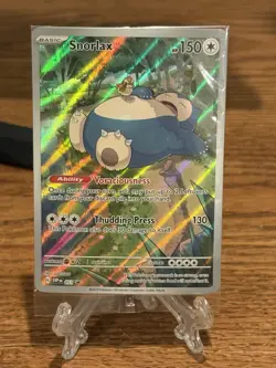 Pokemon TCG Snorlax SVP 051 Full Art Holo Black Star Promo Sealed - Image 1