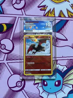 Pokemon TCG - Radiant Charizard 020/159 - Crown Zenith - Graded - ACE 10 - Image 1