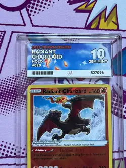 Pokemon TCG - Radiant Charizard 020/159 - Crown Zenith - Graded - ACE 10 - Image 2